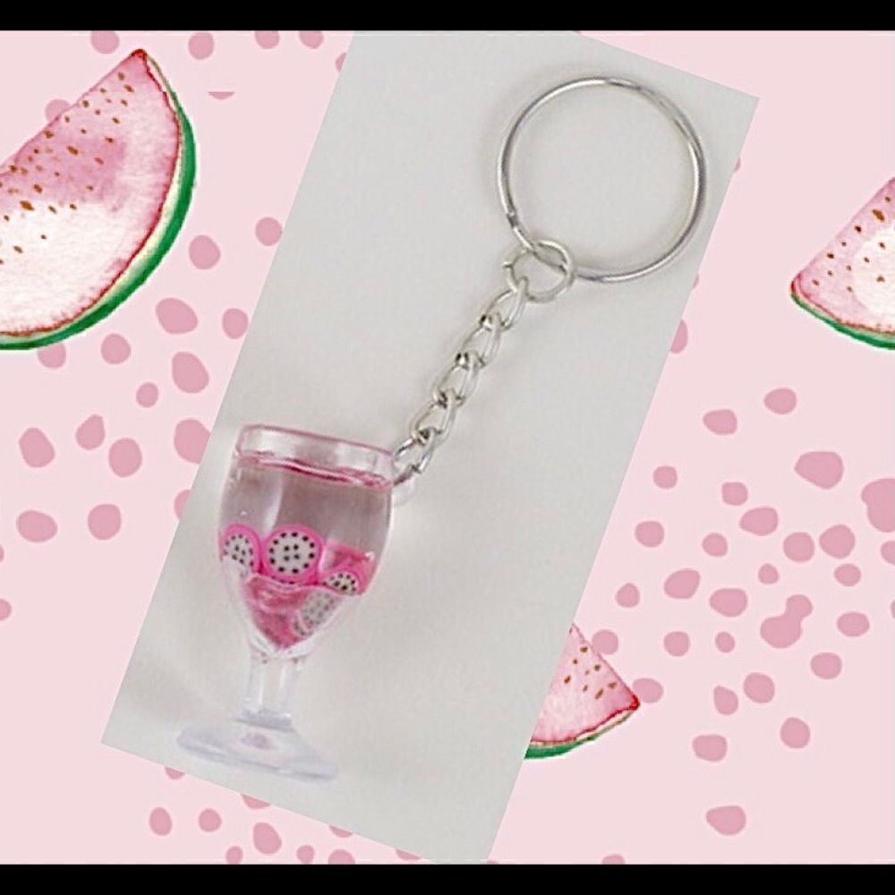 Pomegranate Goblet Keychain 